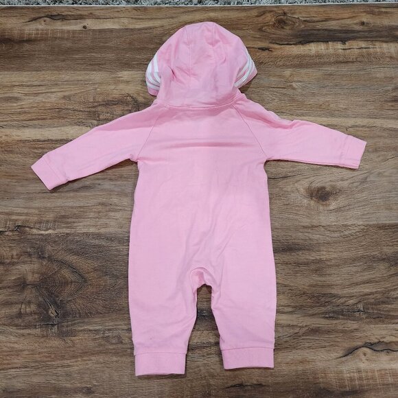 Adidas 1 Piece Long Sleeve Hooded Jumpsuit B0022 - Picture 3 of 3